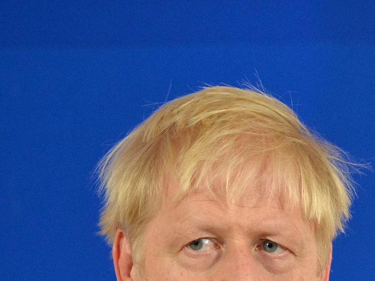Der britische Premierminister Boris Johnson beim Treffen der EU-Kommission in Brüssel.