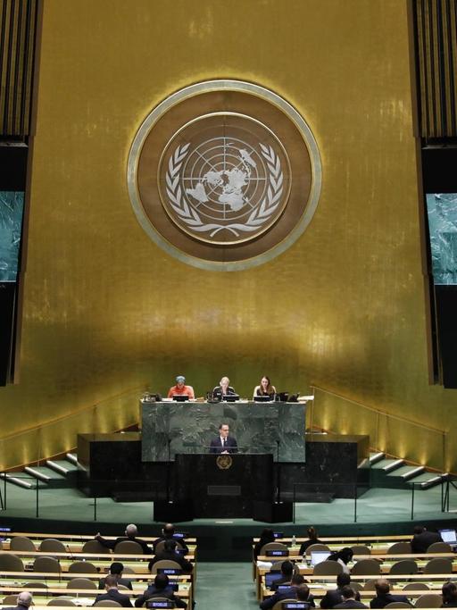 Bundesaußenminister Heiko Maas spricht in der Generaldebatte der 73. Vollversammlung der Vereinten Nationen in New York