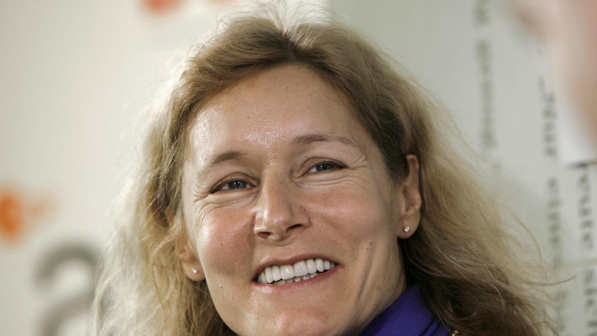 Die US-amerikanische Schriftstellerin Irene Dische, aufgenommen auf der Frankfurter Buchmesse 2007