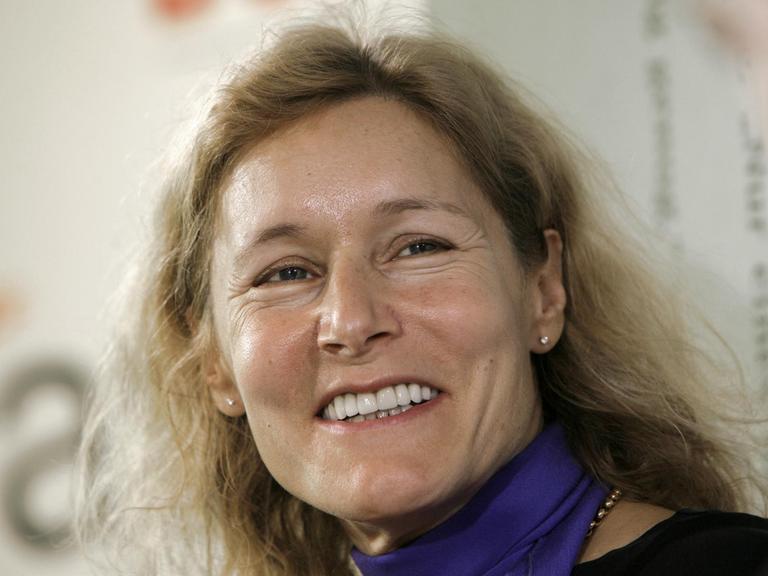 Die US-amerikanische Schriftstellerin Irene Dische, aufgenommen auf der Frankfurter Buchmesse 2007