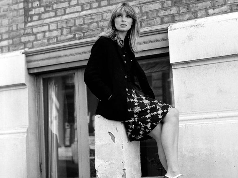 Die Sängerin Nico von Velvet Underground in New York, 1965.