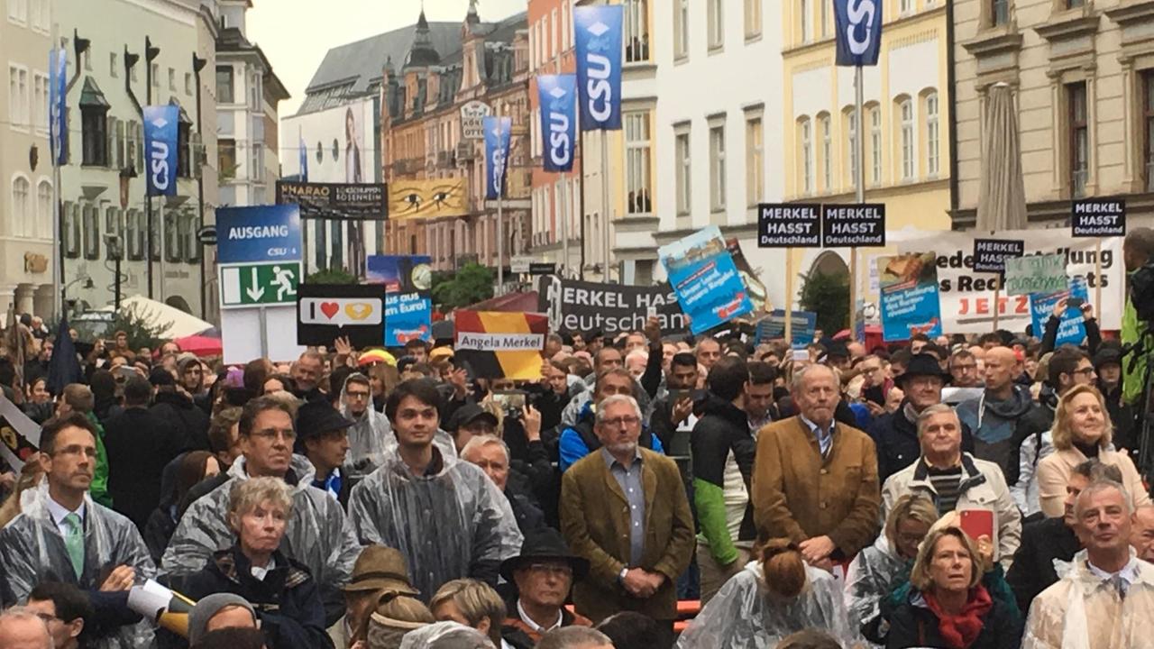 Wahlkampfveranstaltung der CSU in Rosenheim