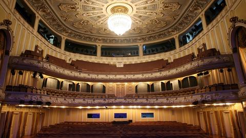 Der Saal des Staatsschauspiels Dresden.