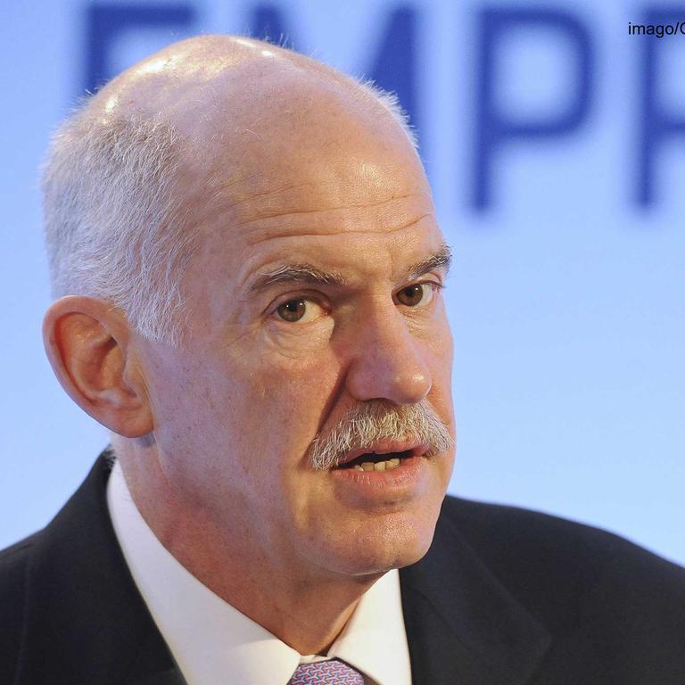 Griechenlands ehemaliger sozialistischer Regierungschef Giorgos Papandreou