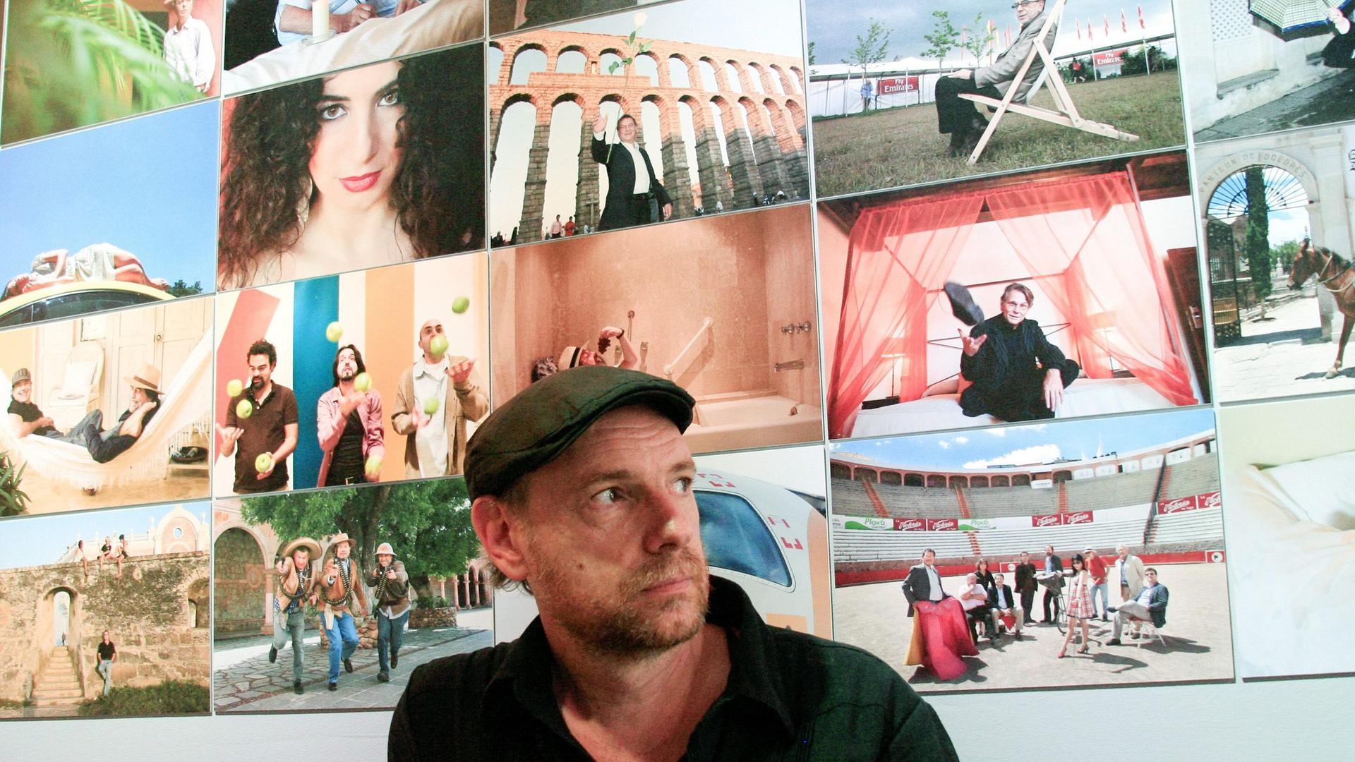 epa03559018 Argentinean photographer Daniel Mordzinski, best known as 'The photographer of writers' attends the inauguration of his photo exhibition in the Hay Festival Cartagena de Indias in Cartagena, Colombia, 27 January 2013. EPA/Ricardo Maldonado Roz epa03559018 Argentinean photographer Daniel Mordzinski, best known as 'The photographer of writers' attends the inauguration of his photo exhibition in the Hay Festival Cartagena de Indias in Cartagena, Colombia, 27 January 2013. EPA/Ricardo Maldonado Roz