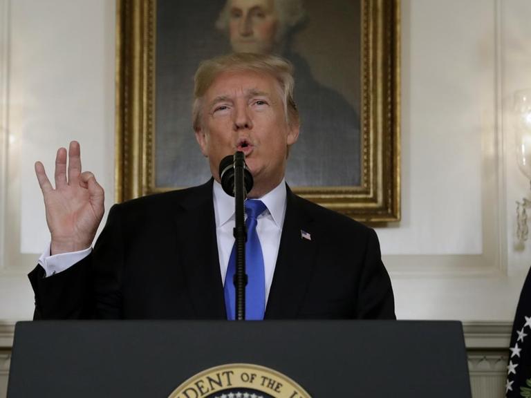 Donald Trump im Weißen Haus.