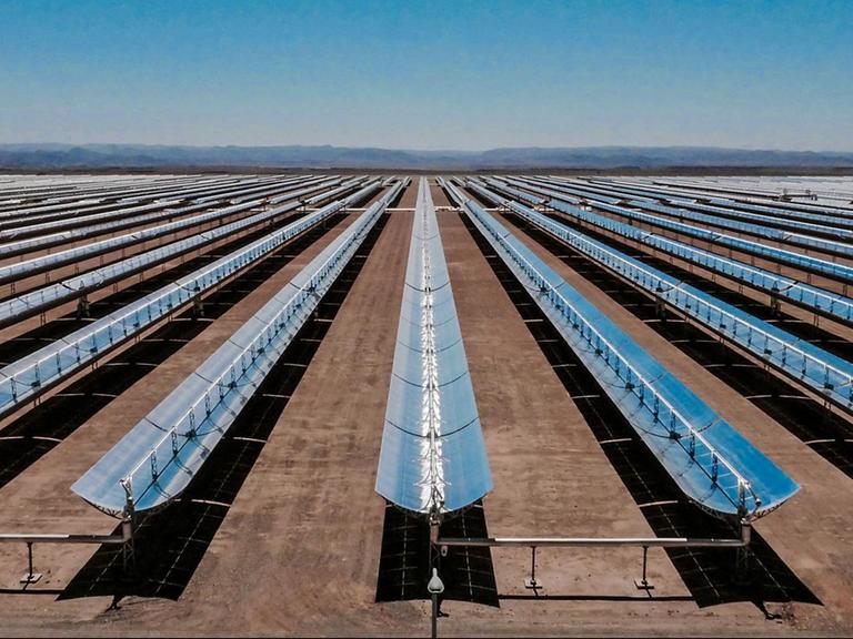 Der Noor-Solarkomplex in Ouarzazate.