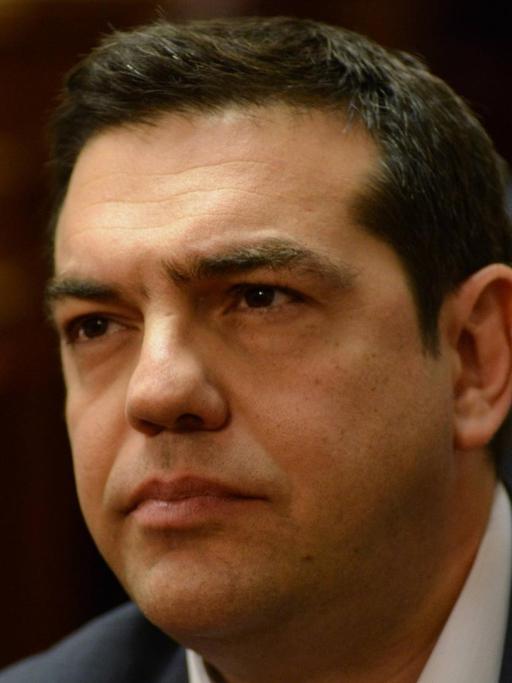 Der griechische Premierminister Alexis Tsipras bei einer außerordentlichen Sitzung seiner Syriza-Partei