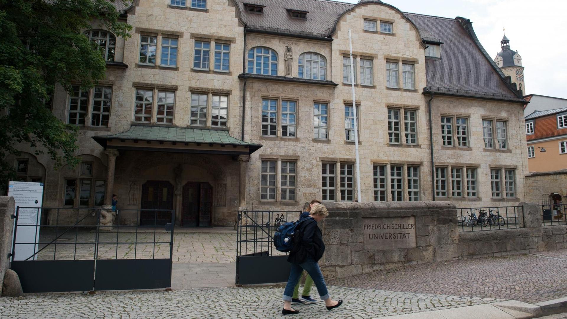 Das Hauptgebäude der Friedrich-Schiller-Universität Jena