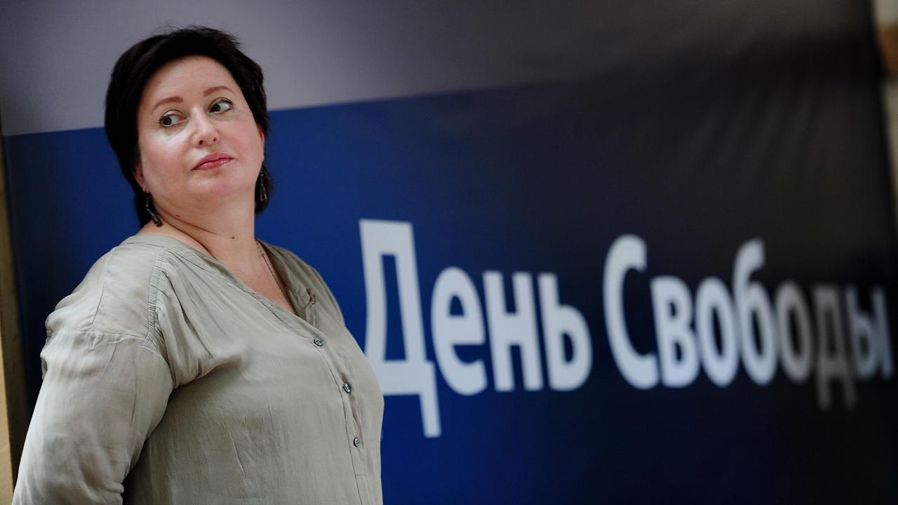 Die Journalistin Olga Romanowa