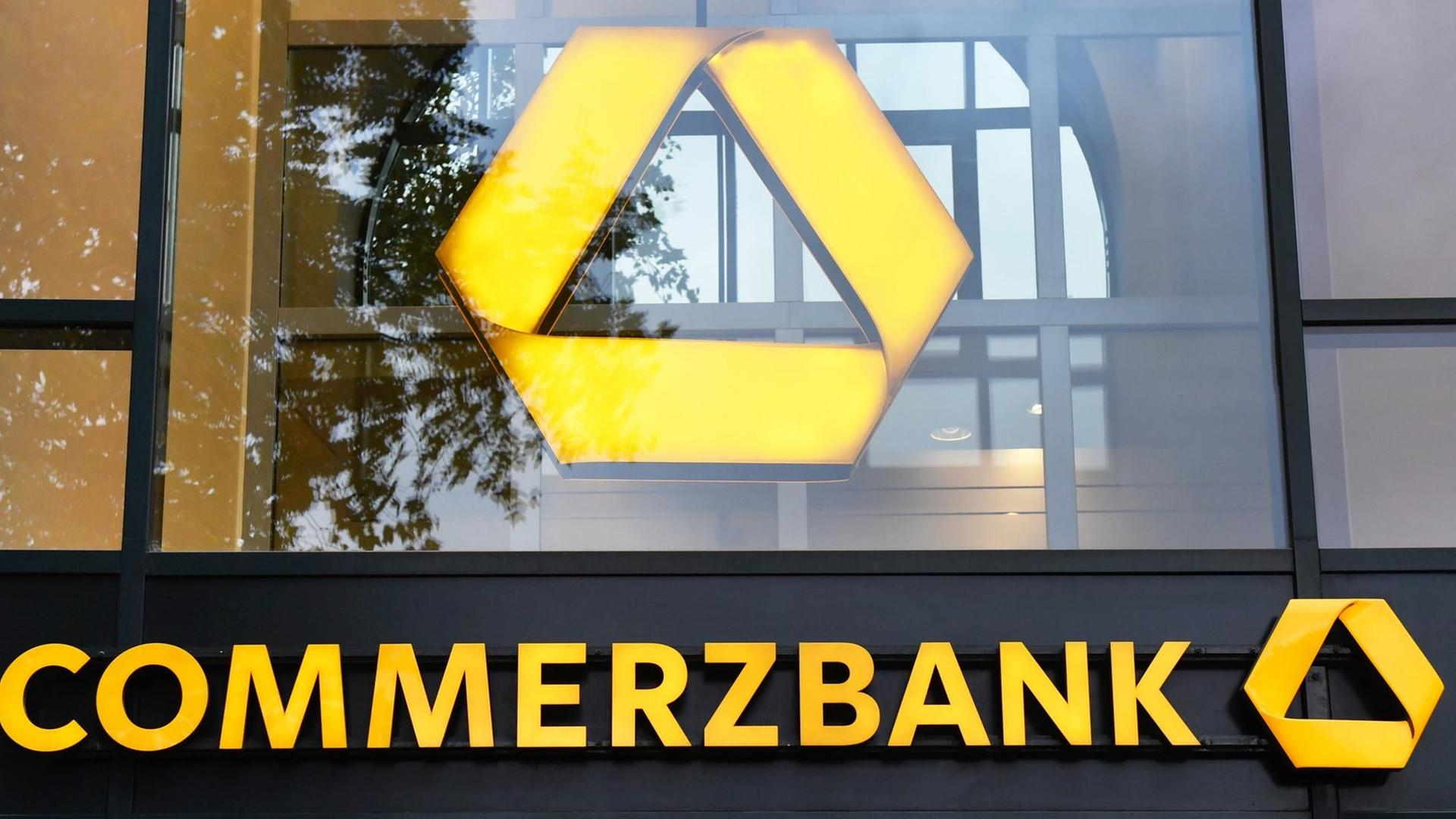 Das Logo der Commerzbank
