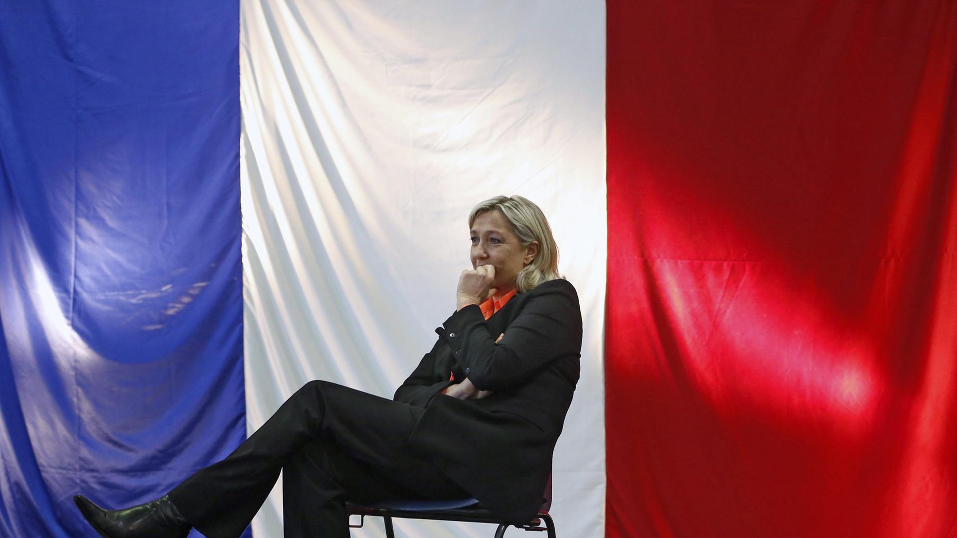 Marine Le Pen, Parteichefin des Front National