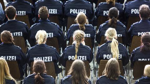 Auszubildende bei der Polizei NRW