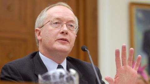 Klimaskeptiker Myron Ebell während einer Anhörung vor dem - House Energy Independence and Global Warming Committee - in Washington D.C. am 19.12.2007.