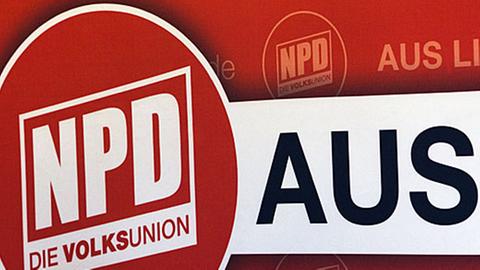 Logo der NPD-Verbotsinitiative: NPD AUS!