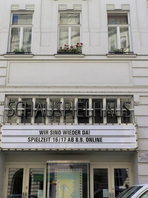 Das Gebäude des Schauspielhauses Wien