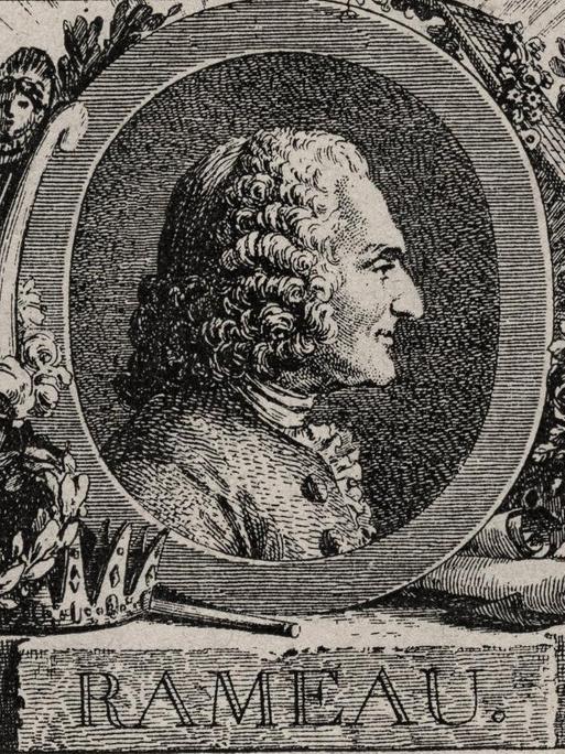 Porträt von Jean Philippe Rameau erstellt von Louis Joseph.