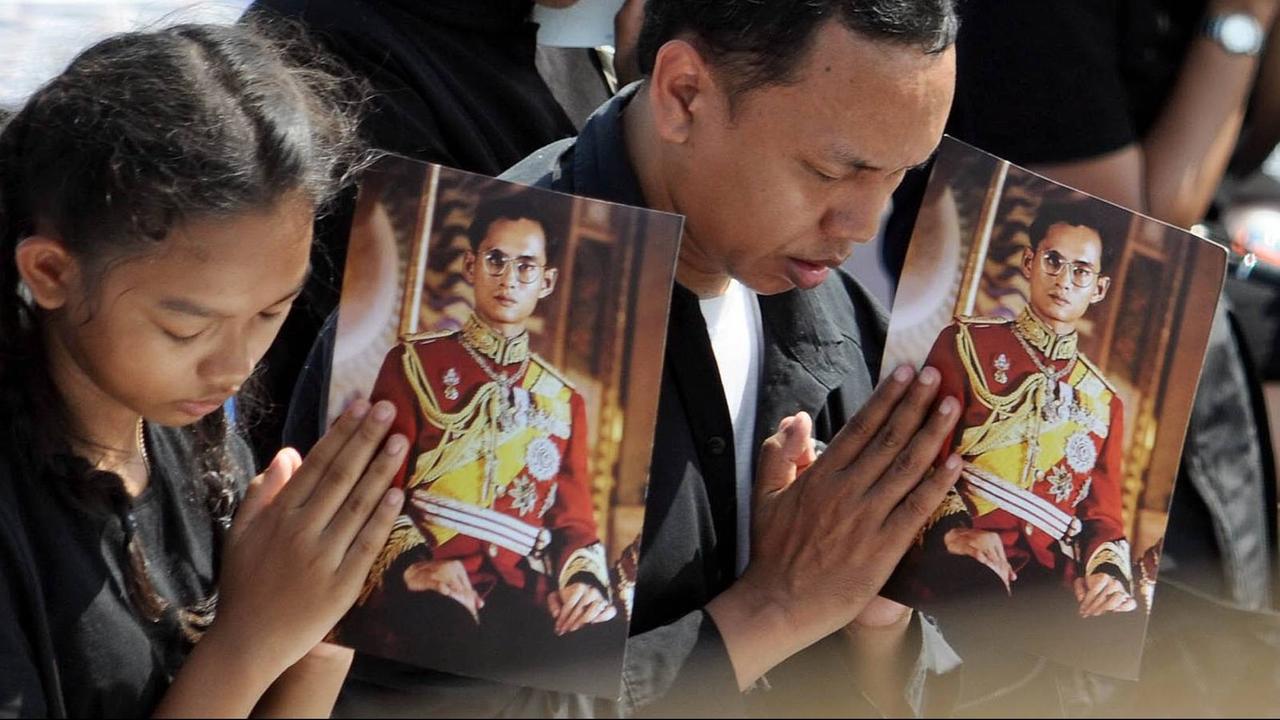 Begräbniszermonie für Thailands König Bhumipol im Oktober 2017.