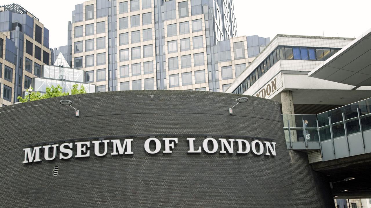 Blick auf das Museum of London, Archivbild vom 30.4.2010