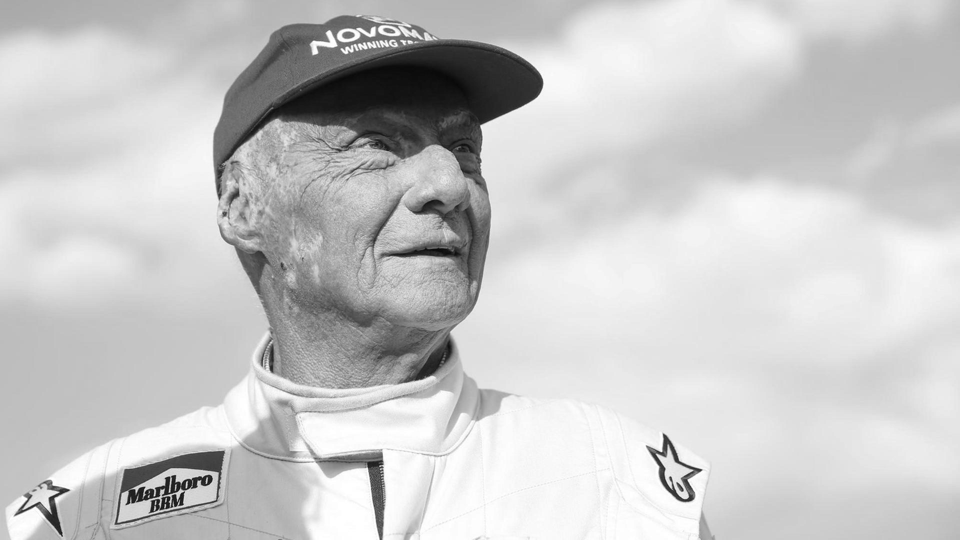 Niki Lauda am Samstag, 30. Juni 2018, während des Legenden-Rennens am Red Bull Ring in Spielberg.