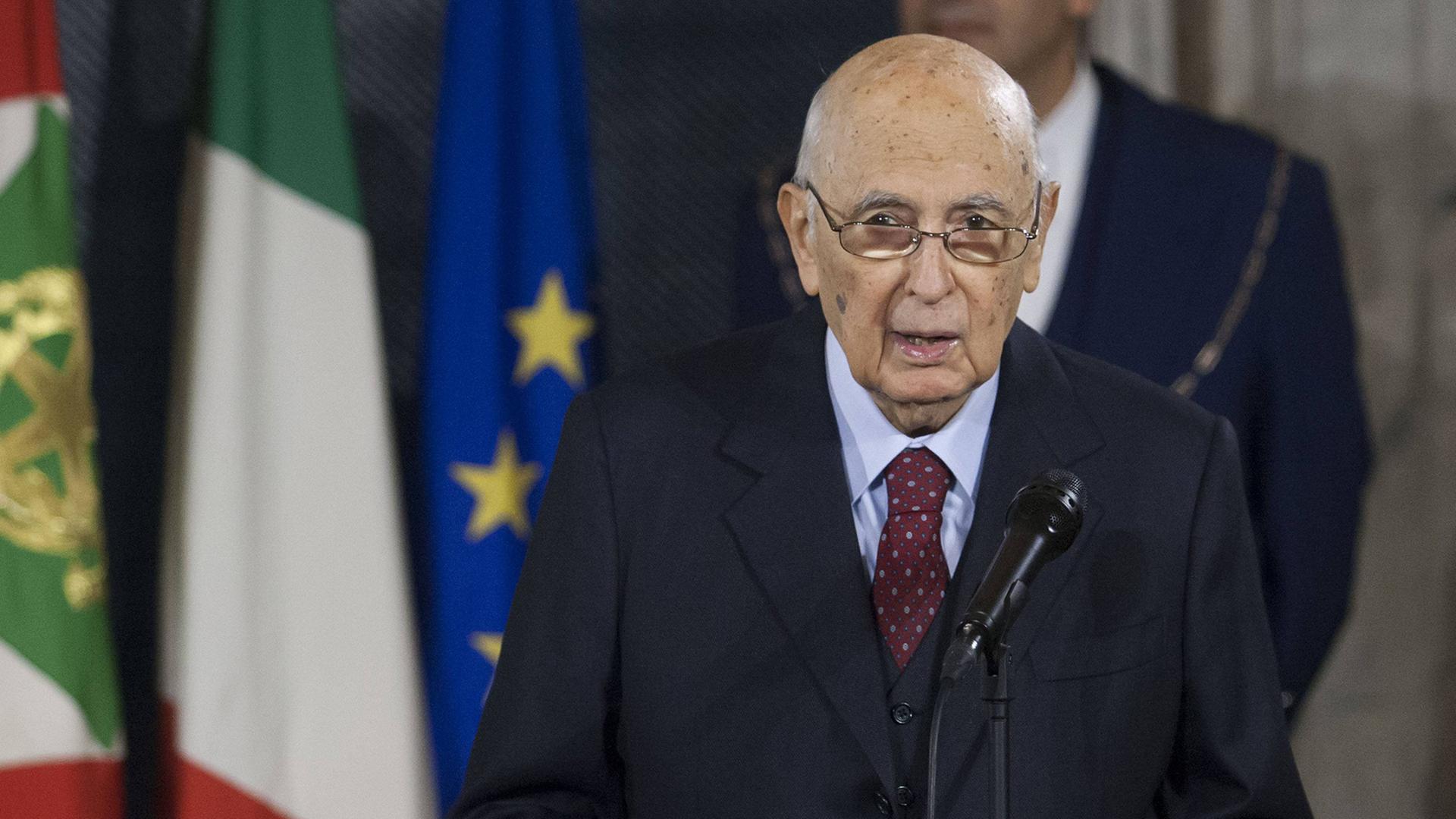 Italien - Ex-Staatspräsident Napolitano stirbt im Alter von 98 Jahren