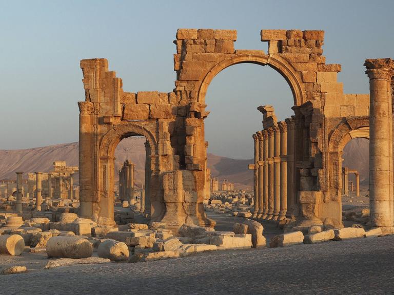 Die antike syrische Stätte Palmyra