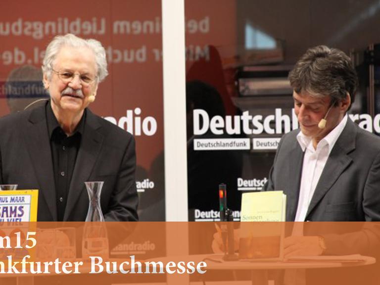 Paul Maar (links) und Moderator Joachim Scholl