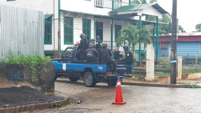 Polizisten in Nicaragua
