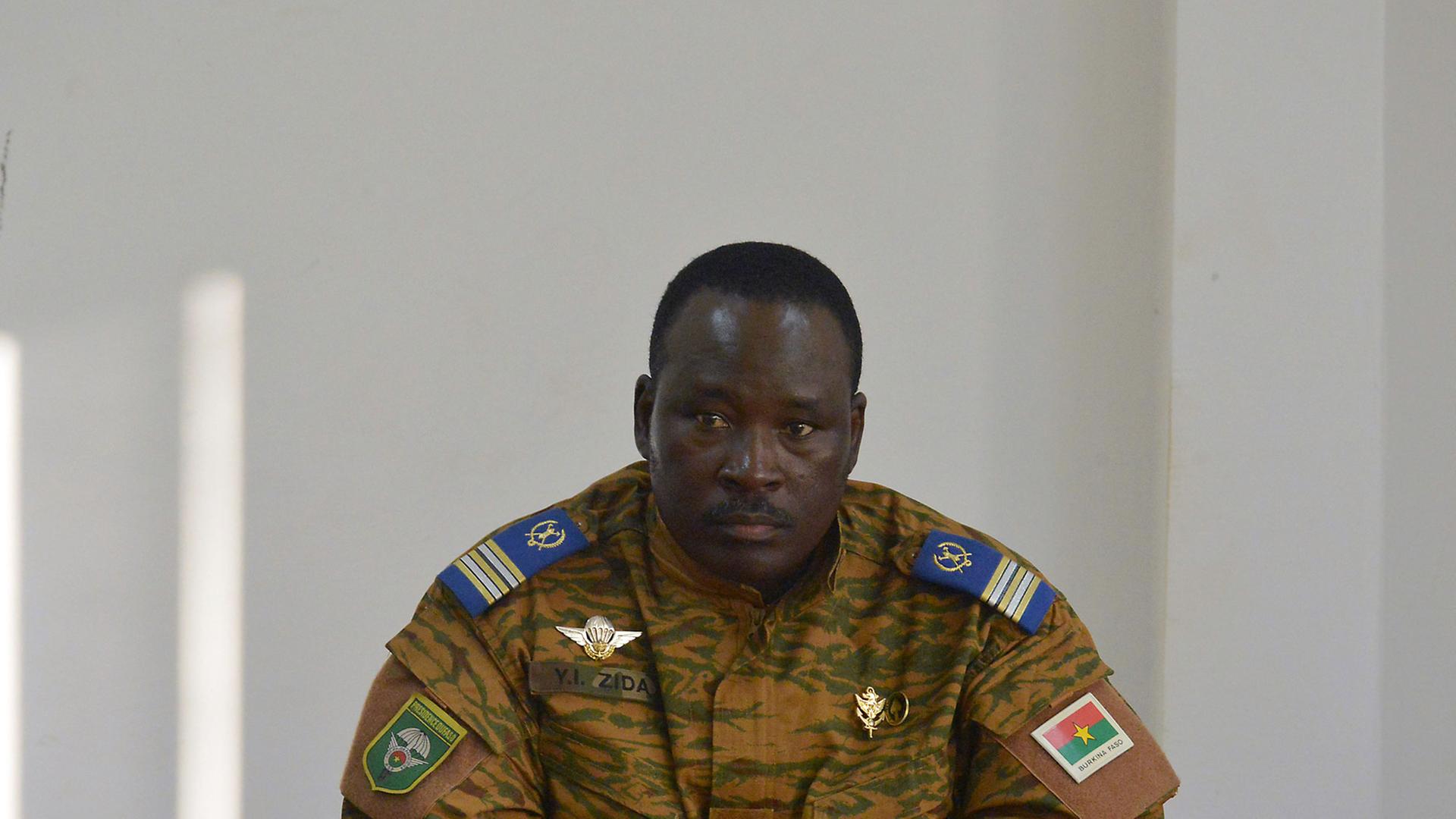Der Übergangspräsident von Burkina Faso, Isaac Zida.