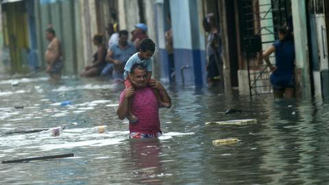 Überschwemmungen auf Kuba durch "Irma", hier in Havana