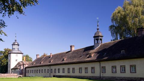 Eingang zum Weltkulturerbe Kloster Corvey.