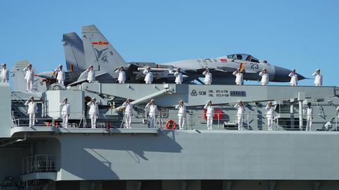 Der chinesische Flugzeugträger Shandong