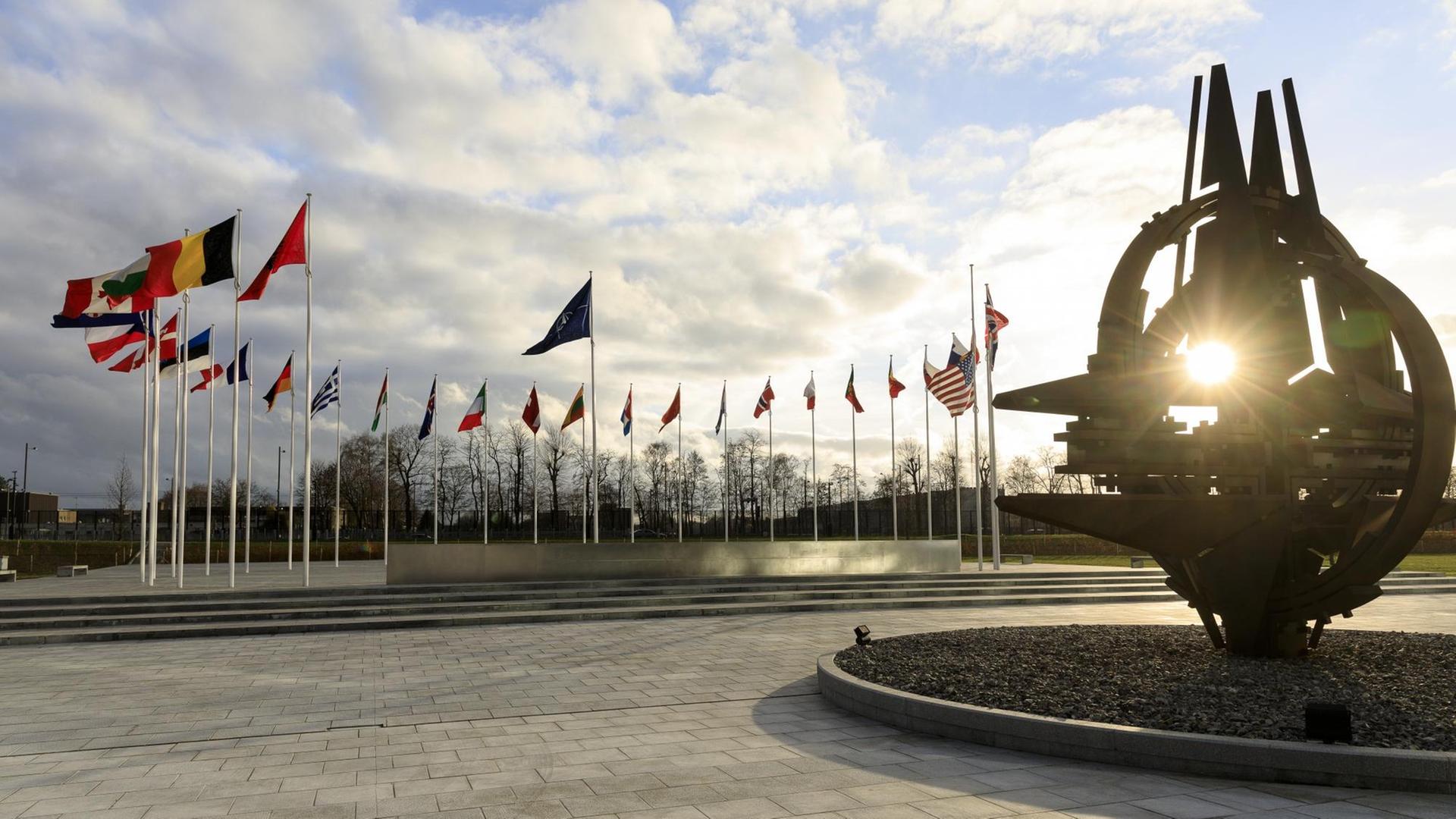 Das Hauptquartier der Nato