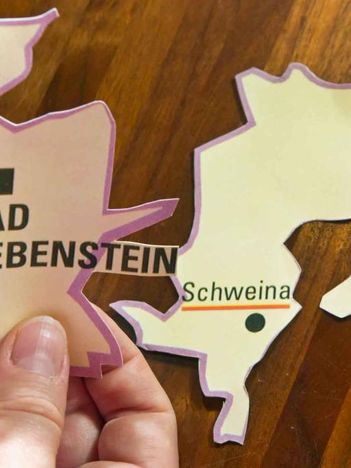 Die Gemeinden Bad Liebenstein, Steinbach und Schweina werden zusammengepuzzelt