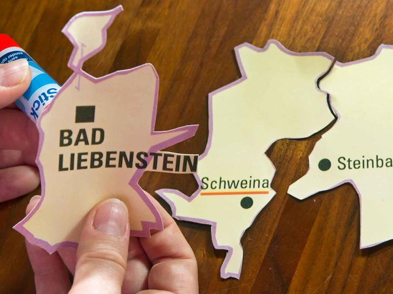 Die Gemeinden Bad Liebenstein, Steinbach und Schweina werden zusammengepuzzelt