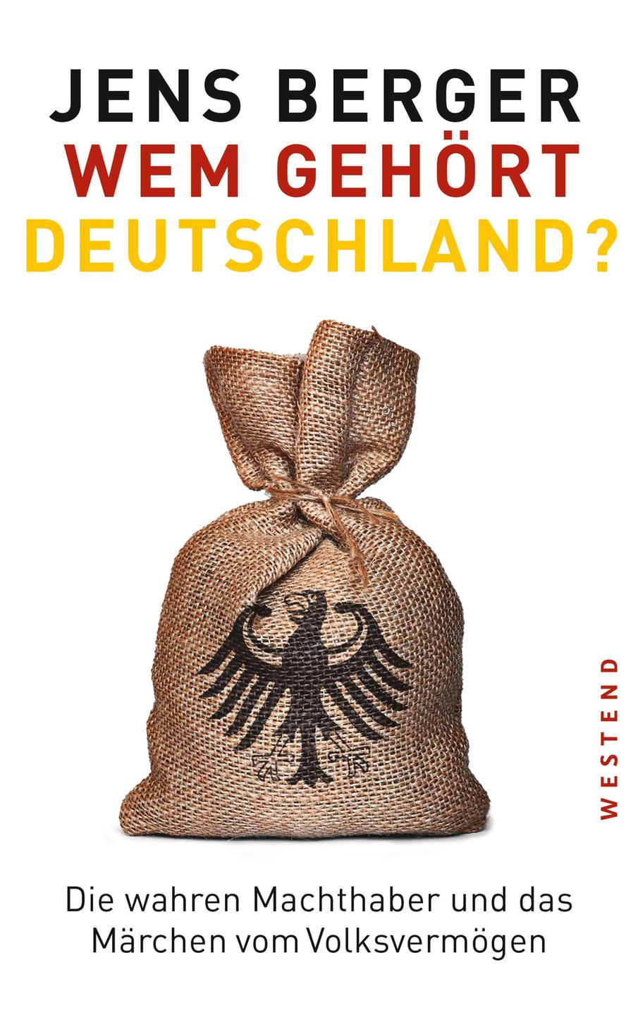 Lesart-Cover: Jens Berger "Wem gehört Deutschland?"
