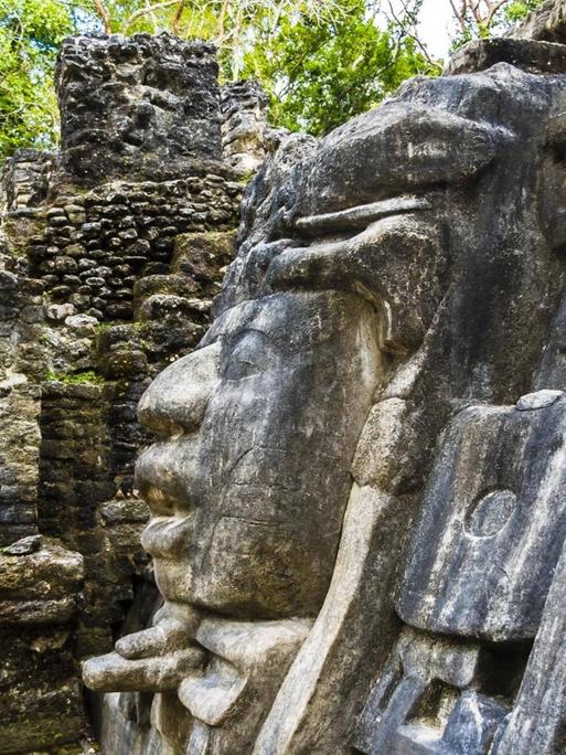 Maya-Stätte auf der Halbinsel Yucatan, in Belize.