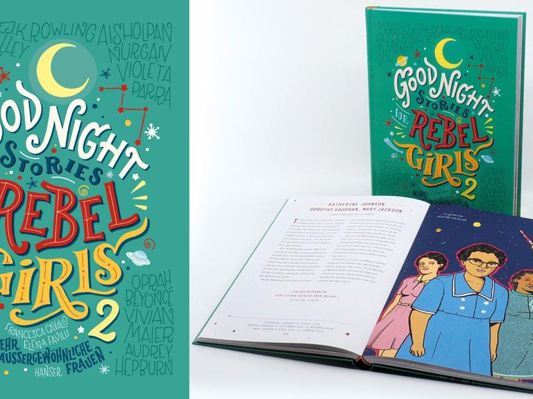 Buchcover: Francesca Cavallo, Elena Favilli: “Good Night Stories for Rebel Girls 2. Mehr außergewöhnliche Frauen“