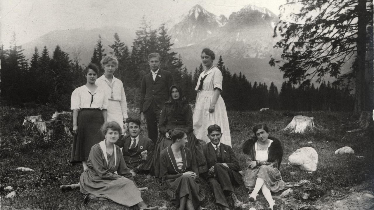 Franz Kafka bei einem Kuraufenthalt in einem Lungensanatorium in der Schweiz.