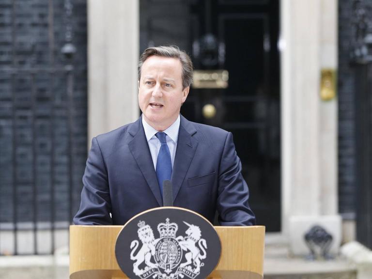 Der britische Premierminister David Cameron verkündet den Tod des Islamisten Jihadi John.