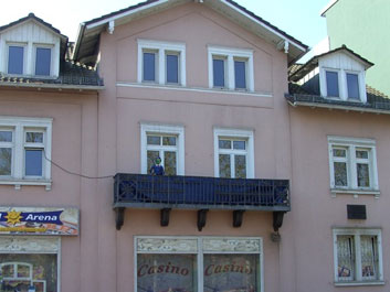 Das Geburtshaus von Ernst Ludwig Kirchner in Aschaffenburg steht heute leer.