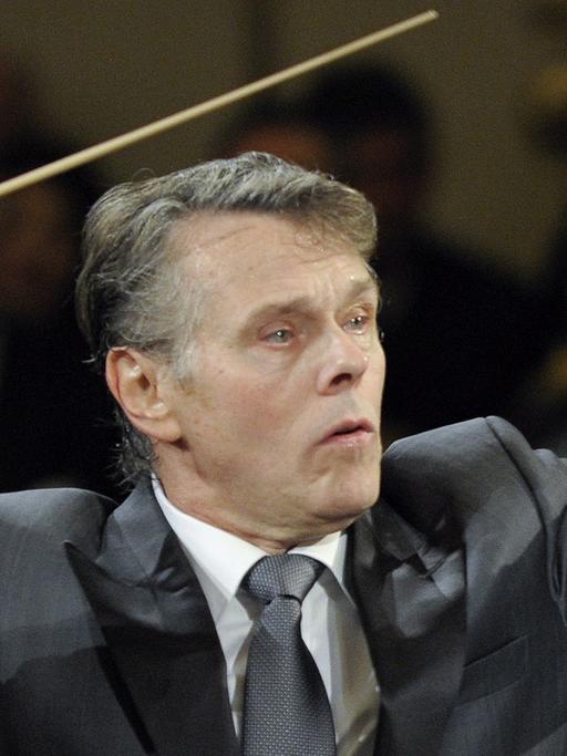 Mariss Jansons beim Neujahrskonzert 2012 in Wien.