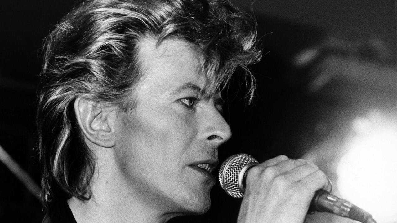 Der britische Musiker David Bowie 1987.