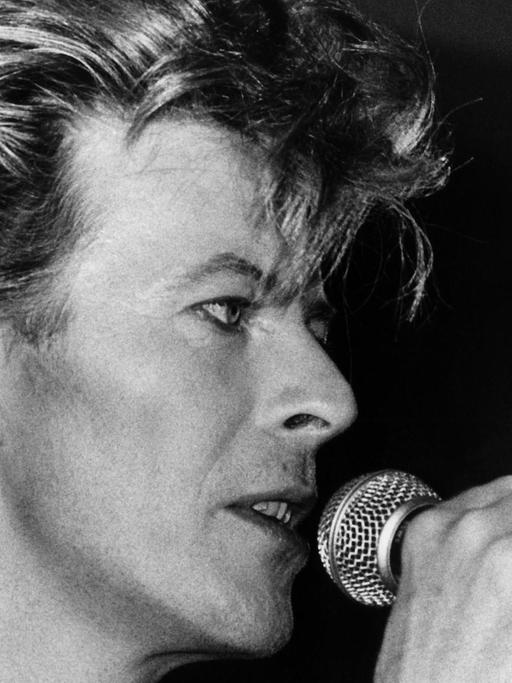 Der britische Musiker David Bowie 1987.