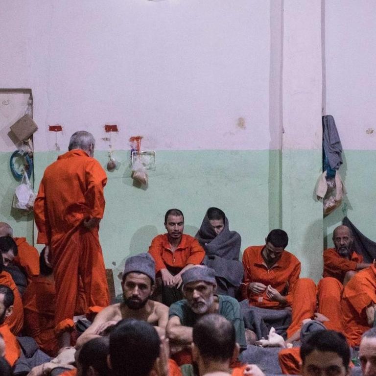 IS-Kämpfer im Gefängnis Hassake in Syrien