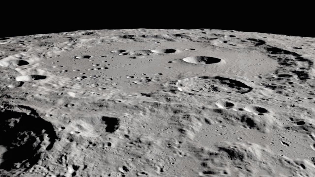 Die Oberfläche des Mondes