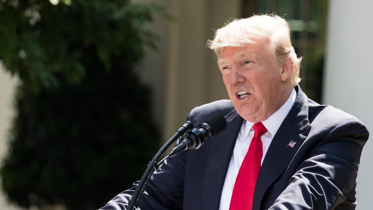 US-Präsident Donald Trump kündigte im Juni 2017 den Austritt aus dem Pariser Klimaschutzabkommen an.