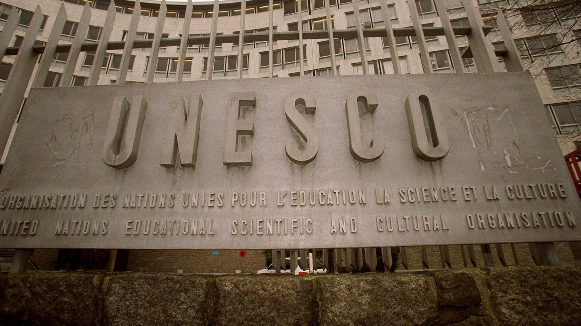 Das Logo der UNO-Kulturorganisation Unesco.