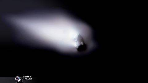 Der Komet Halley – nach Aufnahmen der europäischen Giotto-Sonde