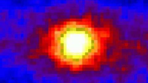 So sieht die Sonne im Neutrino-"Licht" aus.